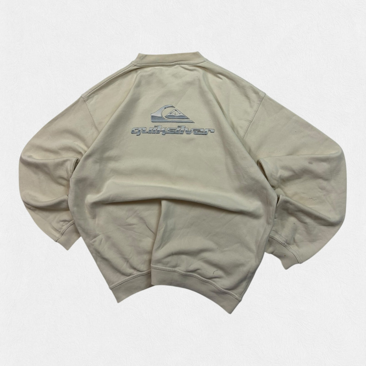Vintage Y2K Quiksilver surfwear spell out sweatshirt (L)