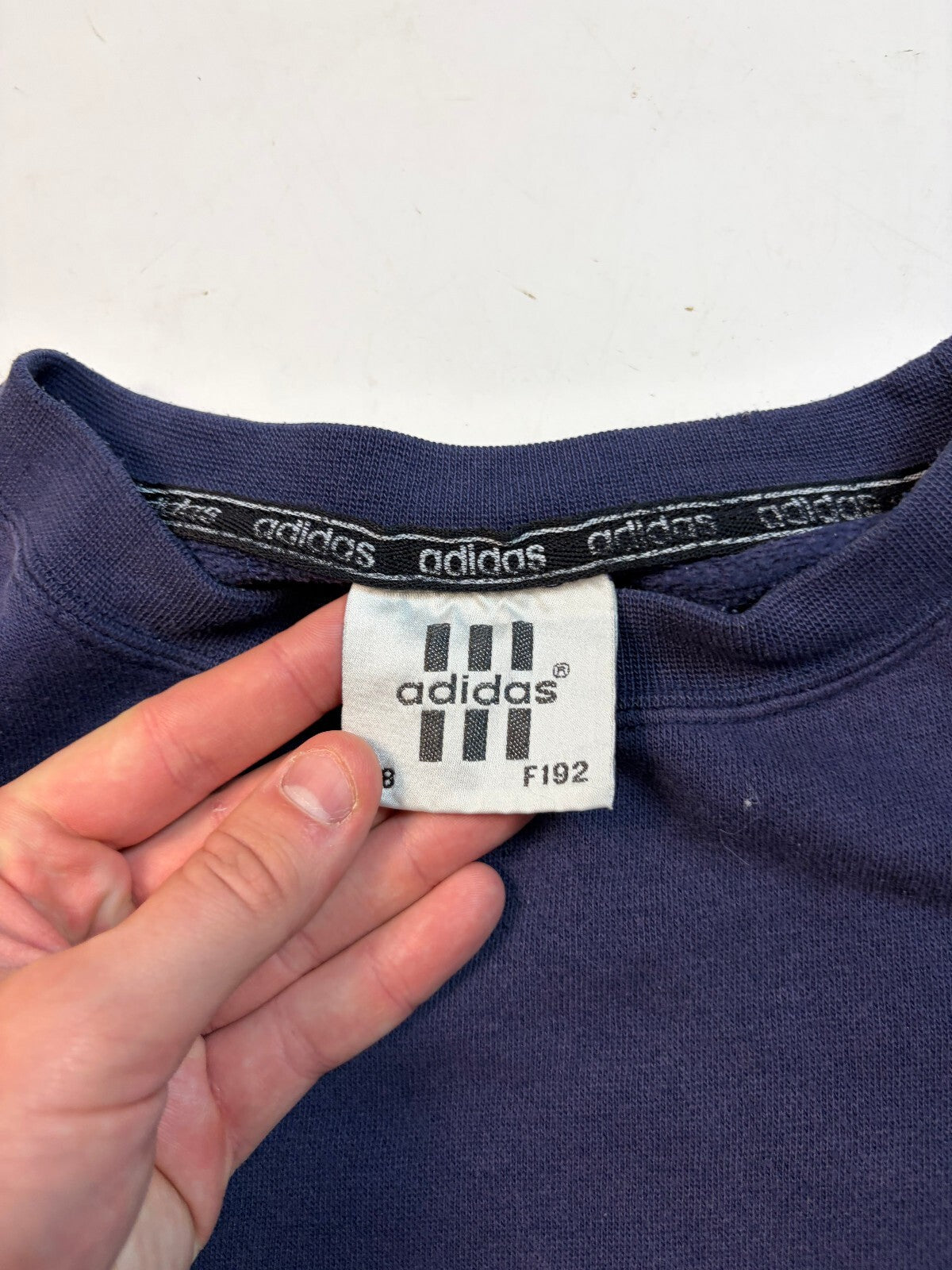Vintage 90s adidas originals side stripe sweatshirt (L)