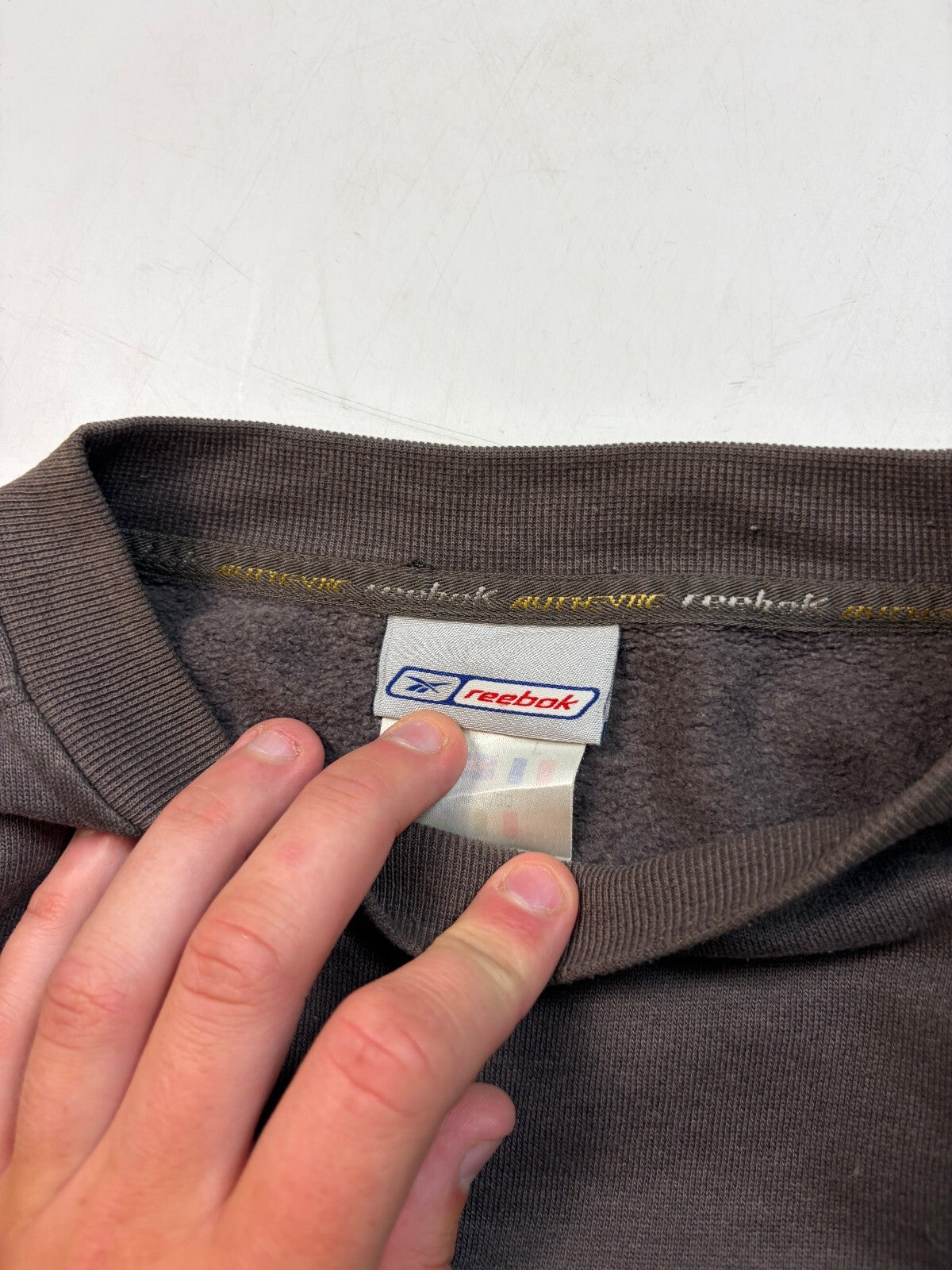 Vintage Reebok authentic spell out sweatshirt (L)