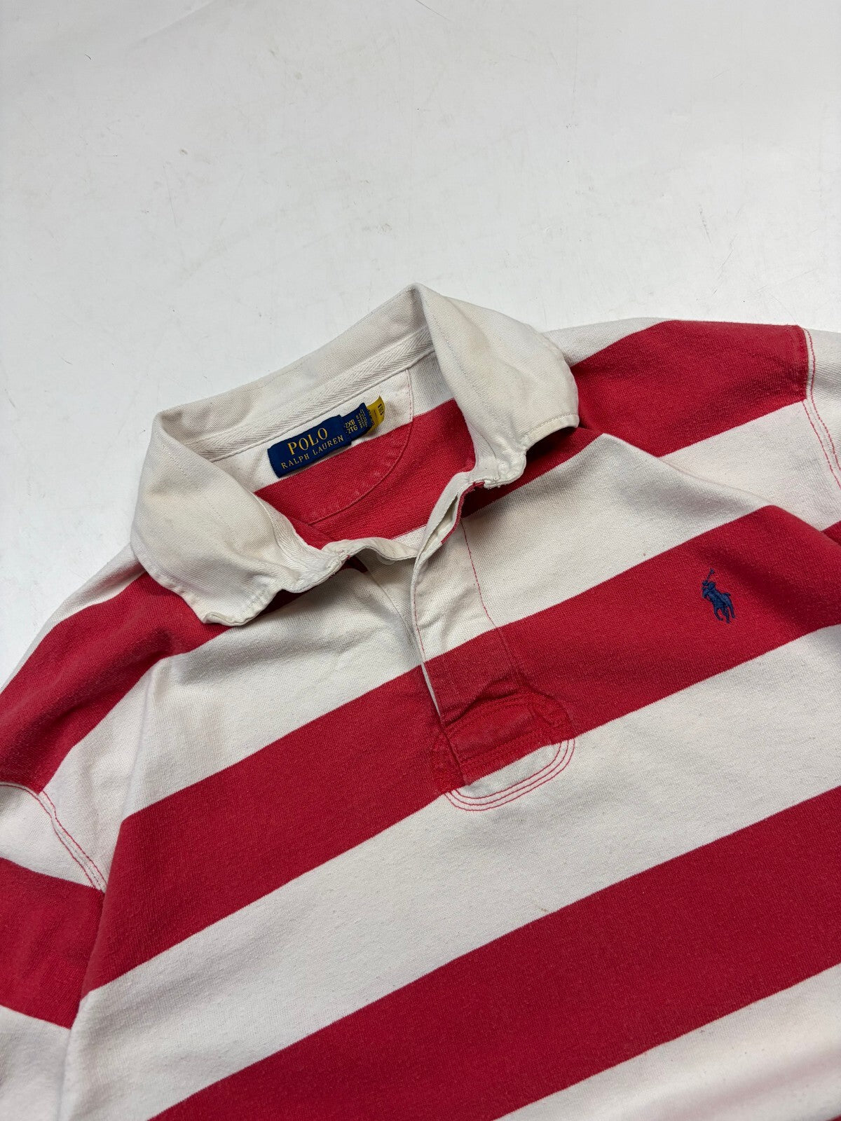 Ralph Lauren striped rugby polo shirt (XXL)