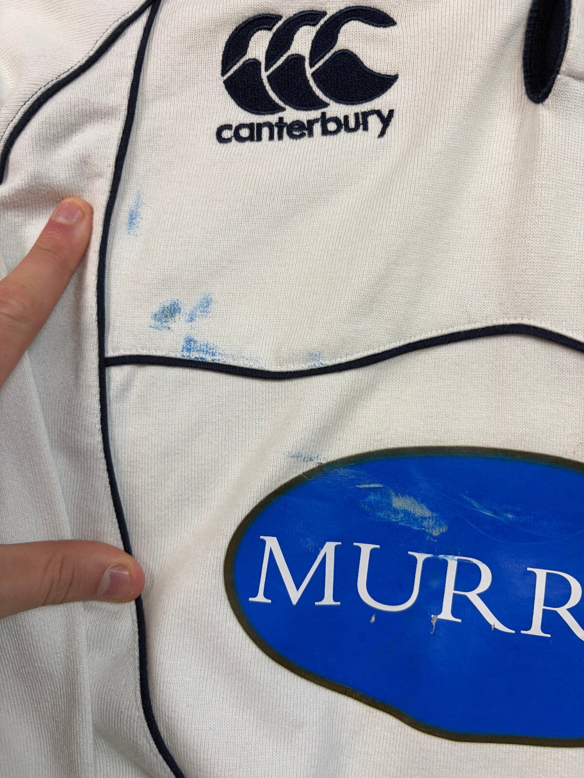 Vintage Scotland 2007/08 Canterbury away rugby shirt (S)