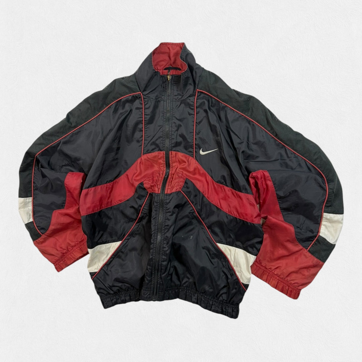 Vintage 90s Nike colour block track jacket (S)