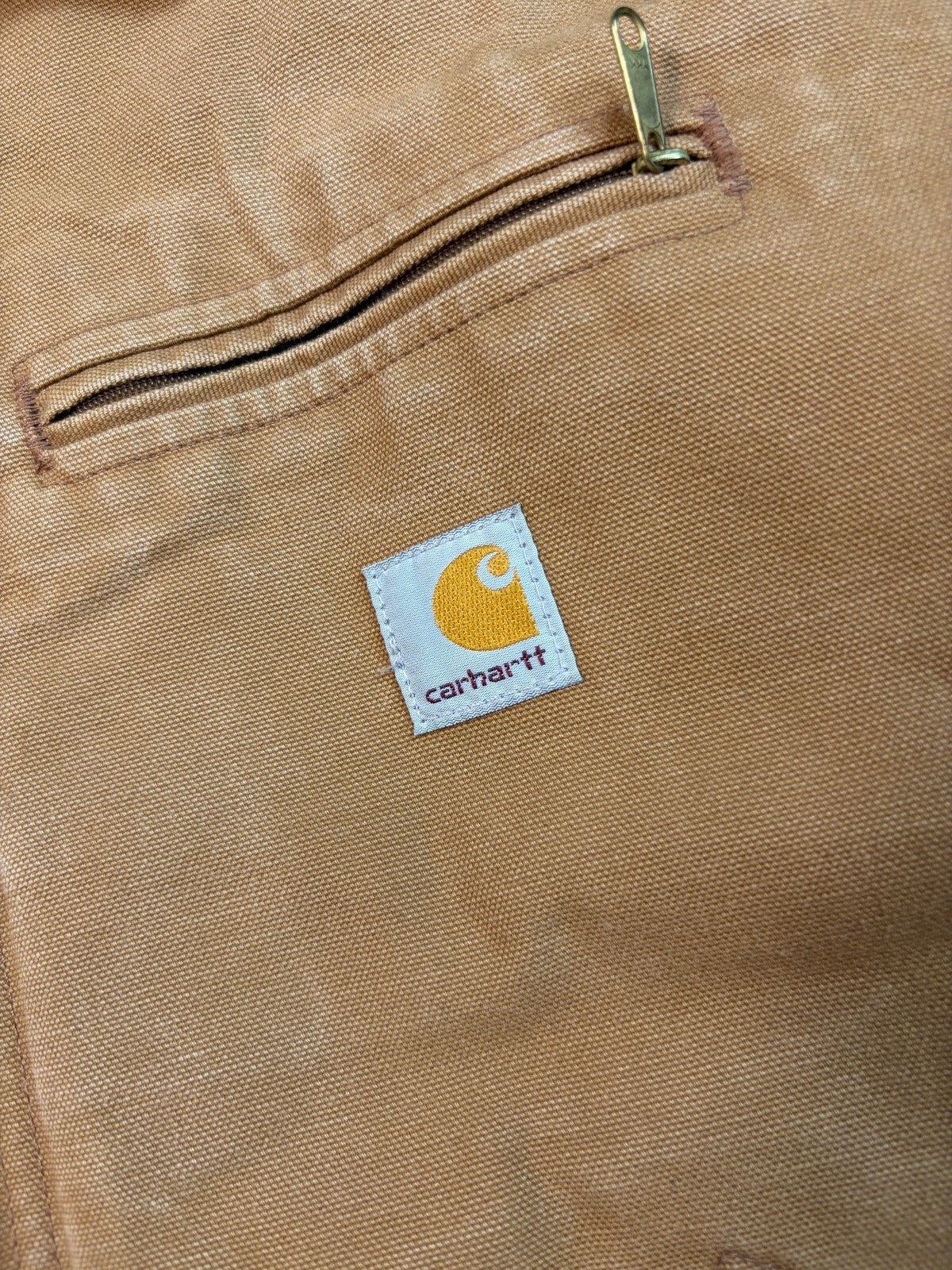 Vintage Carhartt blanket lined detroit jacket (L)