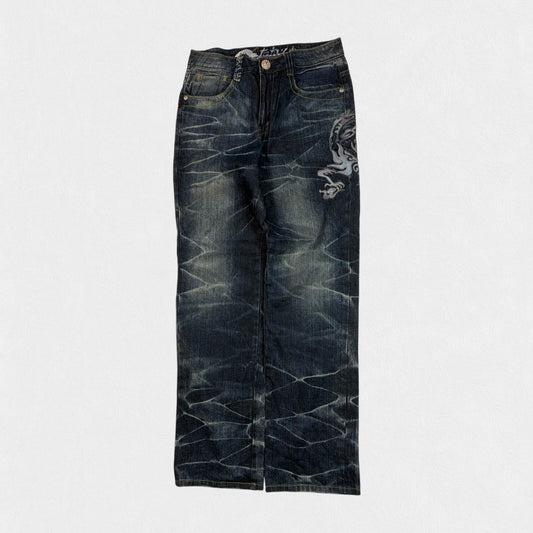 Vintage Y2K Big Train Japanese hip hop jeans (W30)