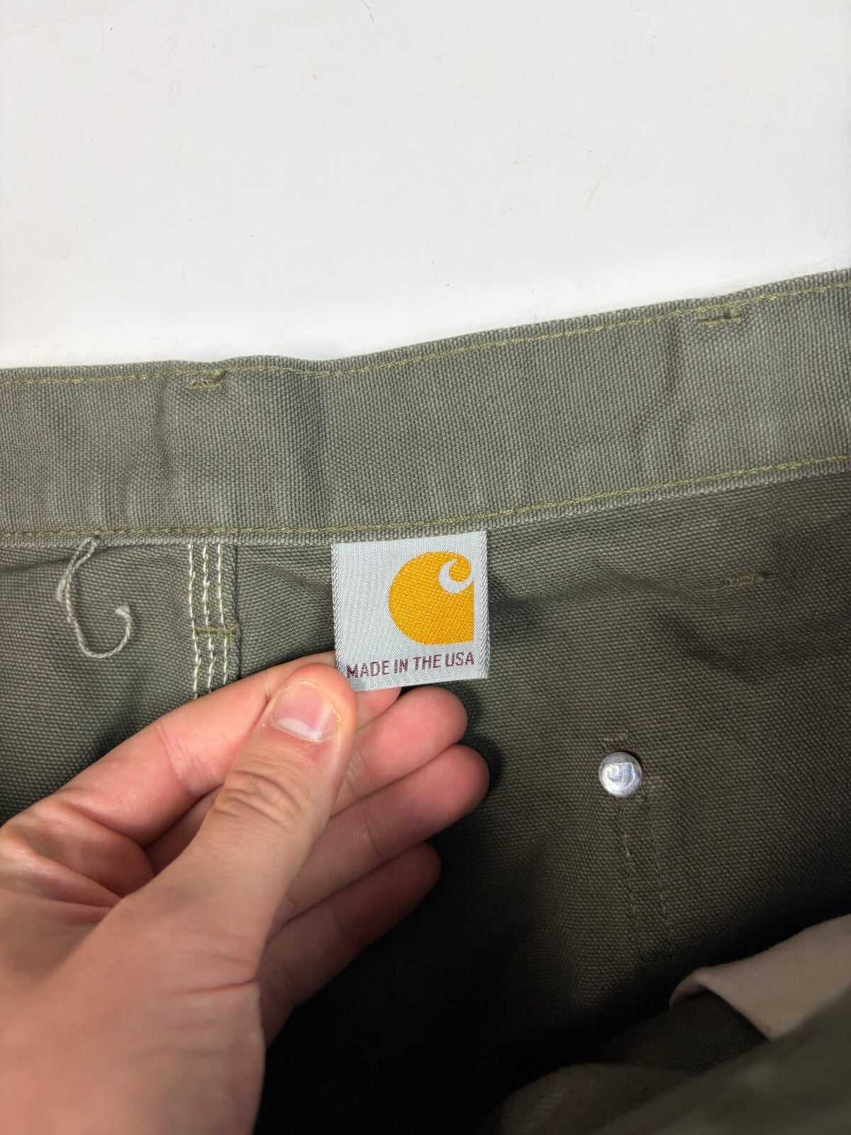Vintage 90s Carhartt baggy double knee carpenter pants (W38)