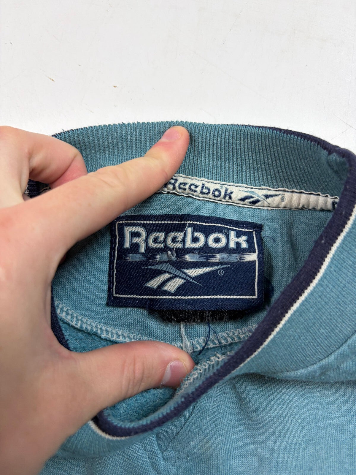 Vintage 90s Reebok spell out sweatshirt (XL)