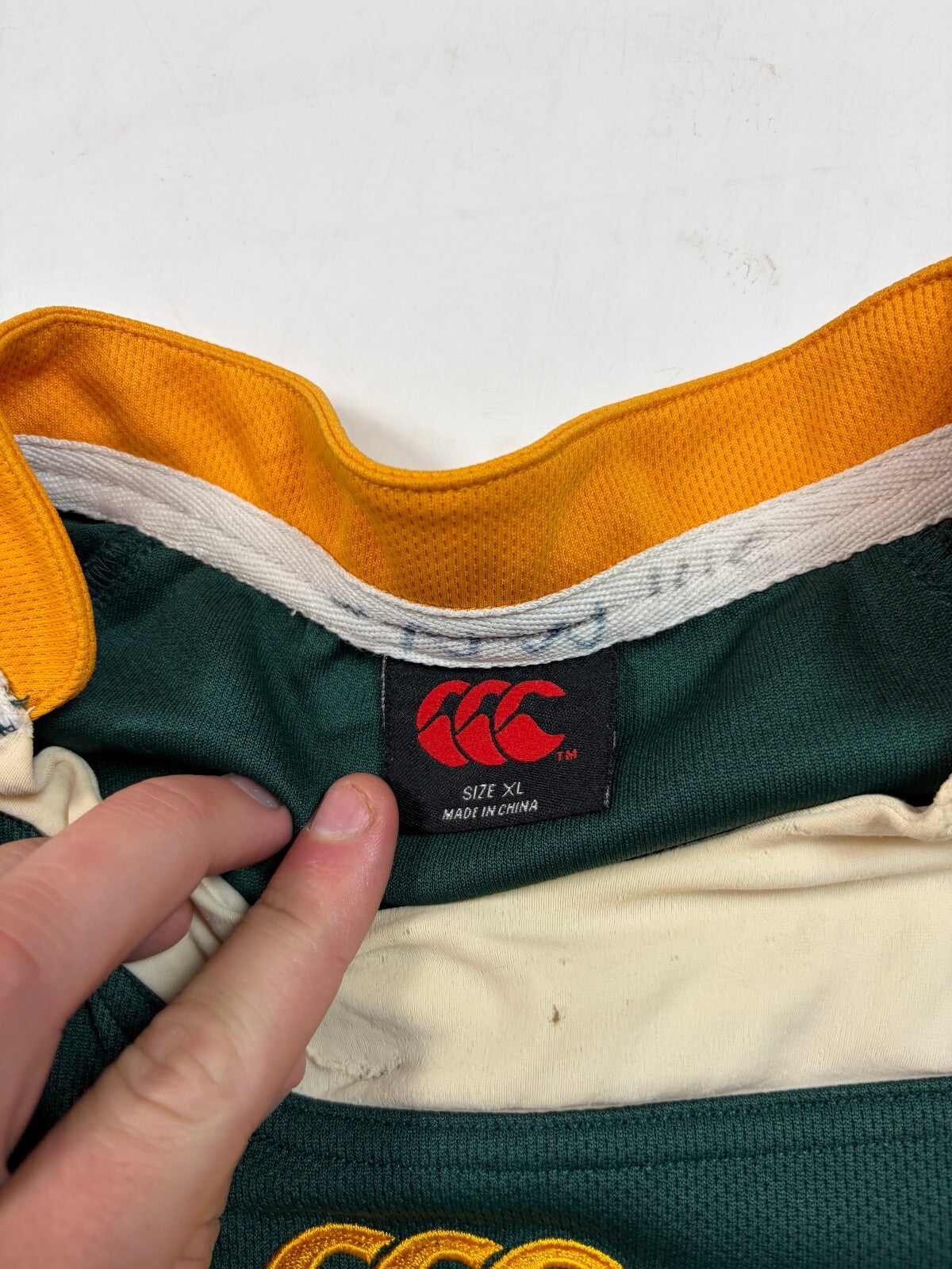 Vintage South Africa 2009/10 Canterbury rugby union shirt (XL)