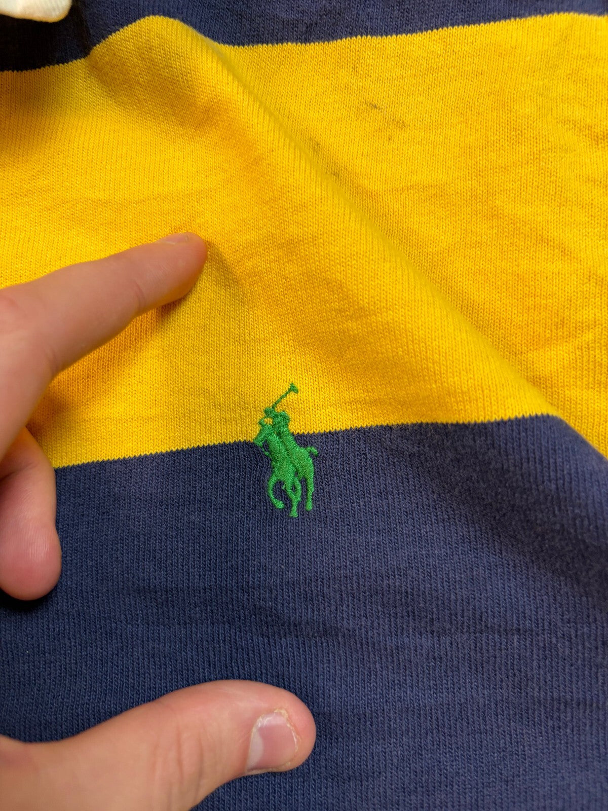 Ralph Lauren striped rugby polo shirt (XL)