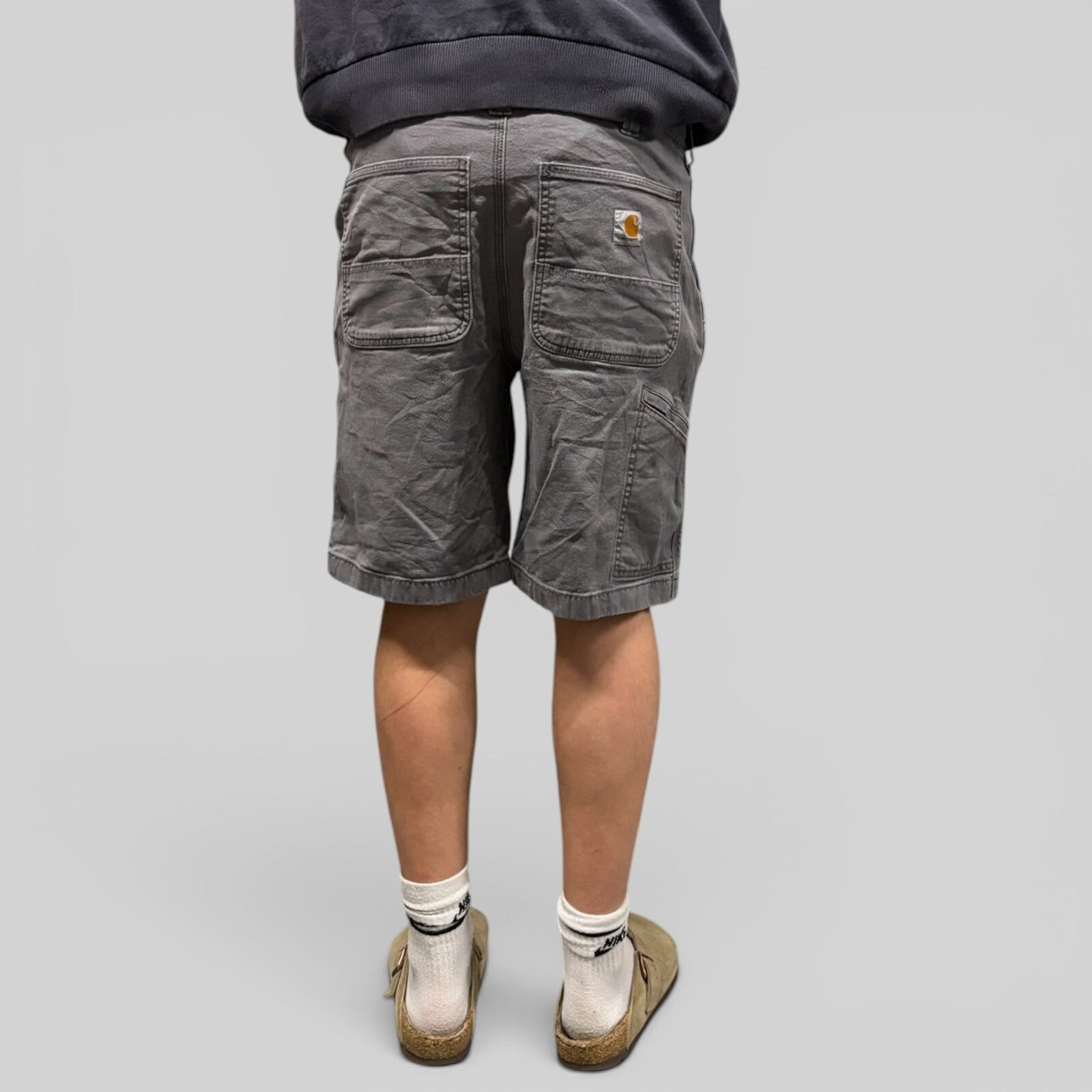 Carhartt baggy carpenter shorts grey (W33)
