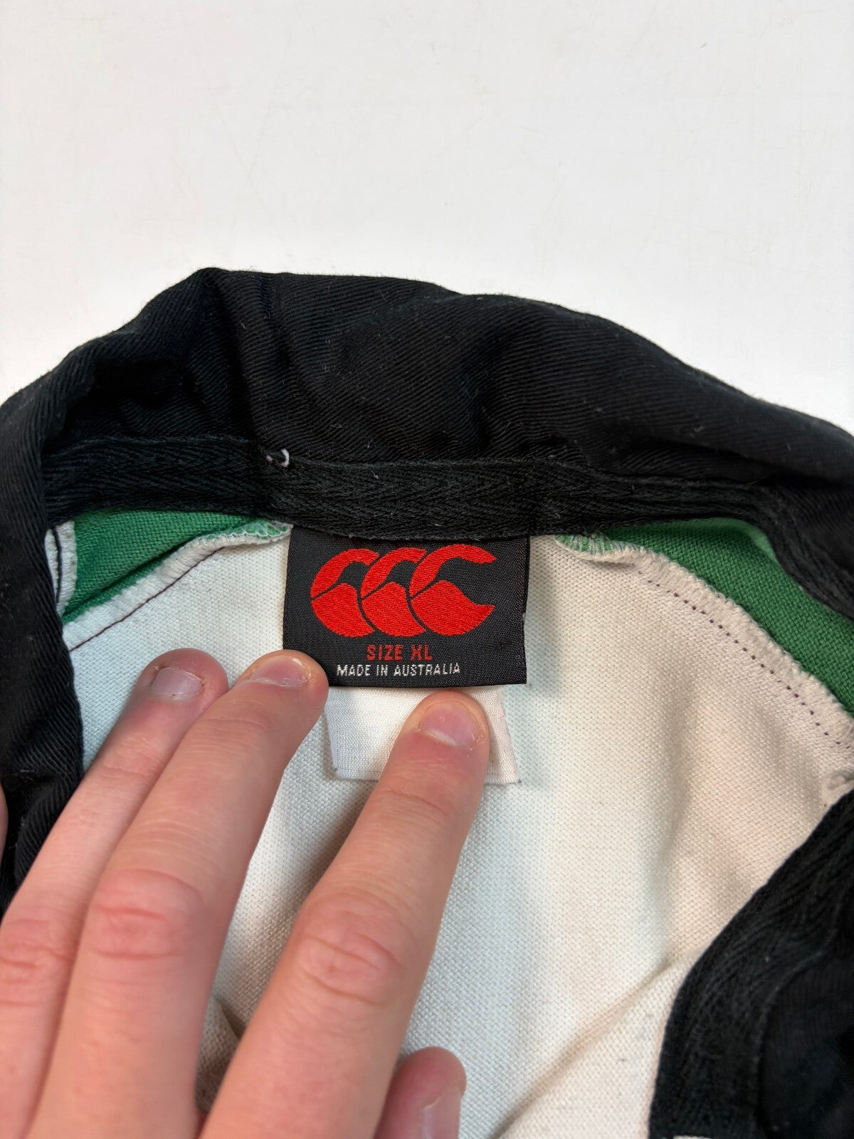 Vintage Ireland 2005/06 Canterbury away rugby shirt (XL)