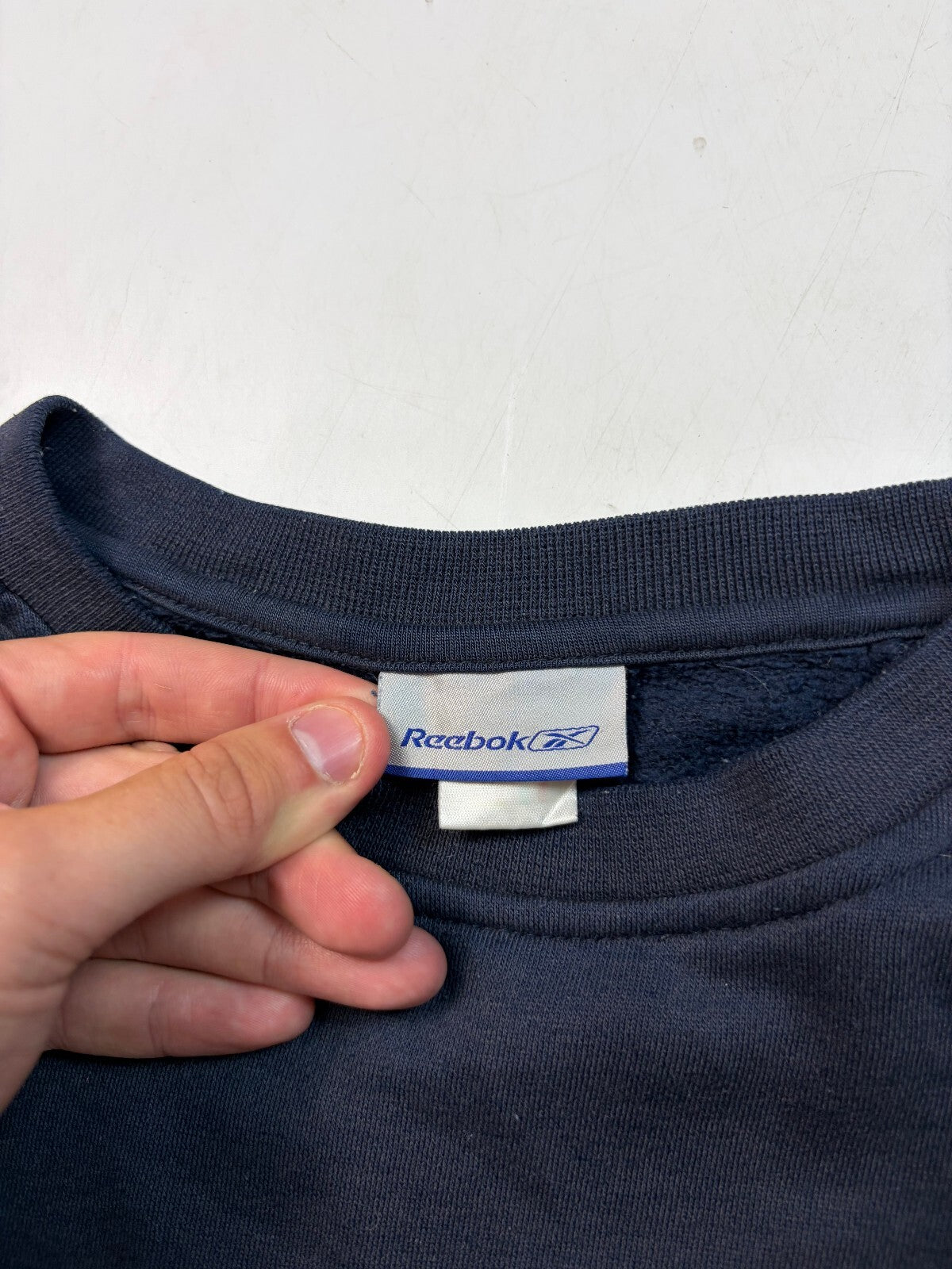 Vintage Y2K Reebok spell out sweatshirt (M)