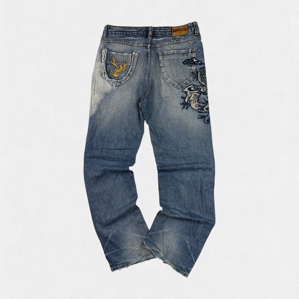 Vintage Y2K Big Train Japanese hip hop jeans (W34)