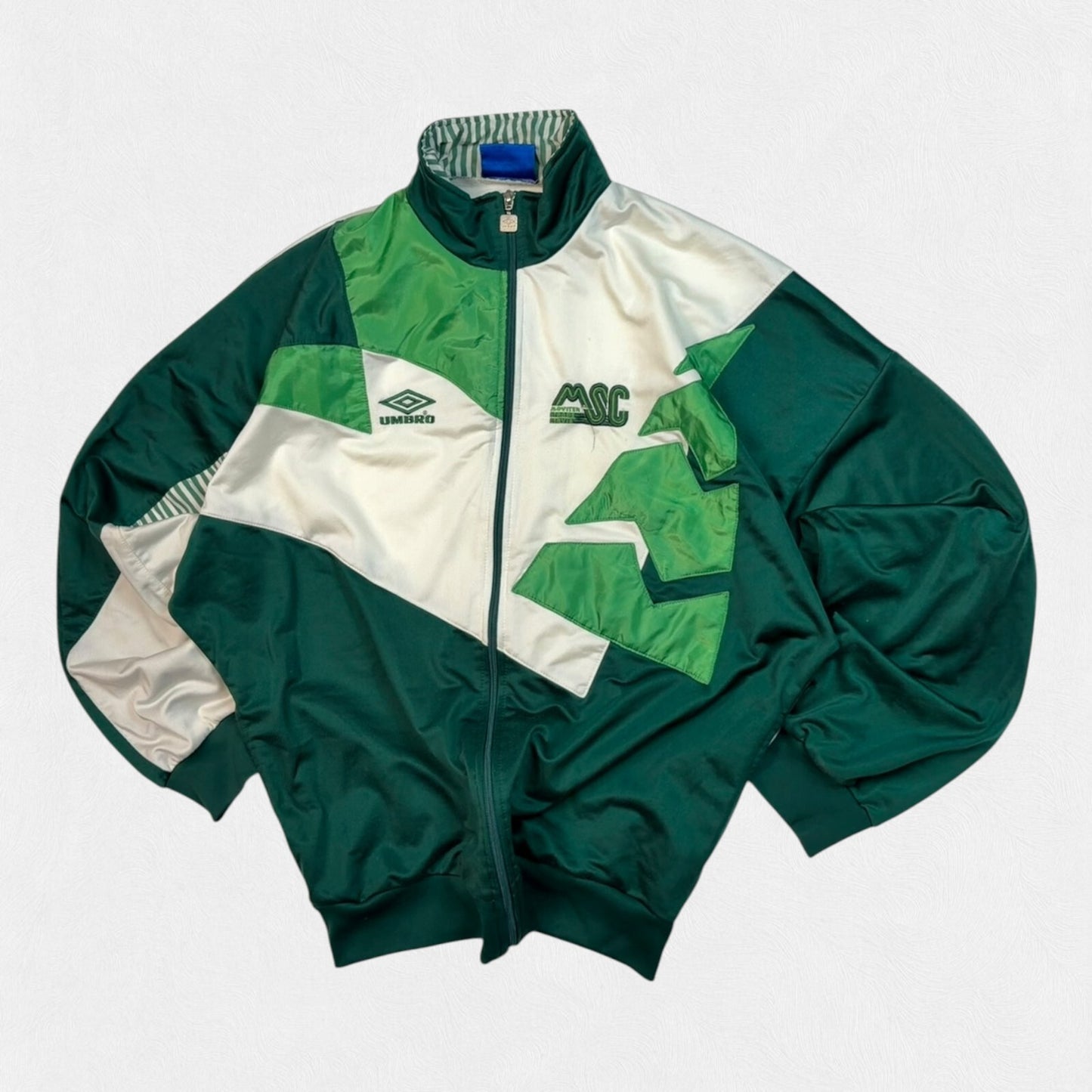 Vintage 90s Umbro abstract track jacket (XL)