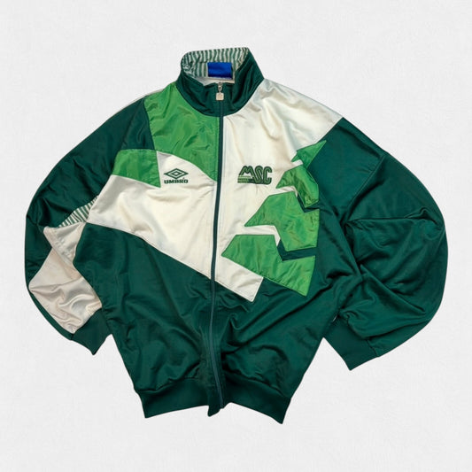 Vintage 90s Umbro abstract track jacket (XL)