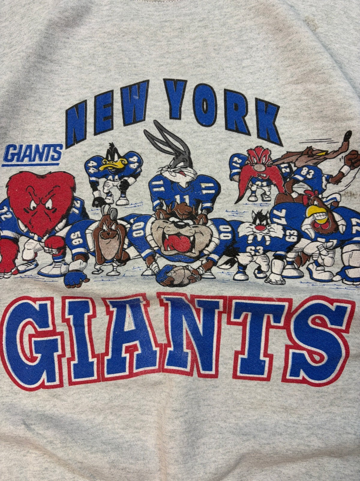 Vintage 90s New York Giants Looney Tunes sweatshirt (XL)
