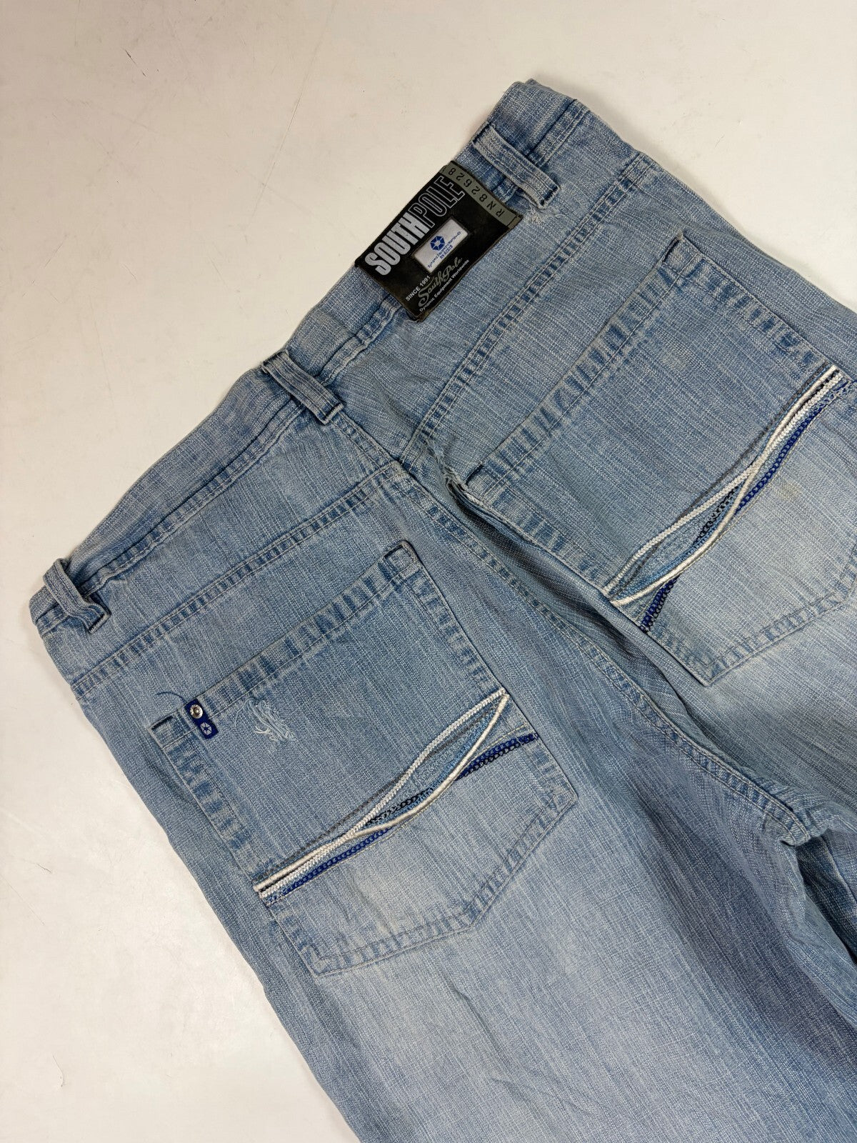 Vintage Southpole skateboarding baggy hip hop jeans (W38)