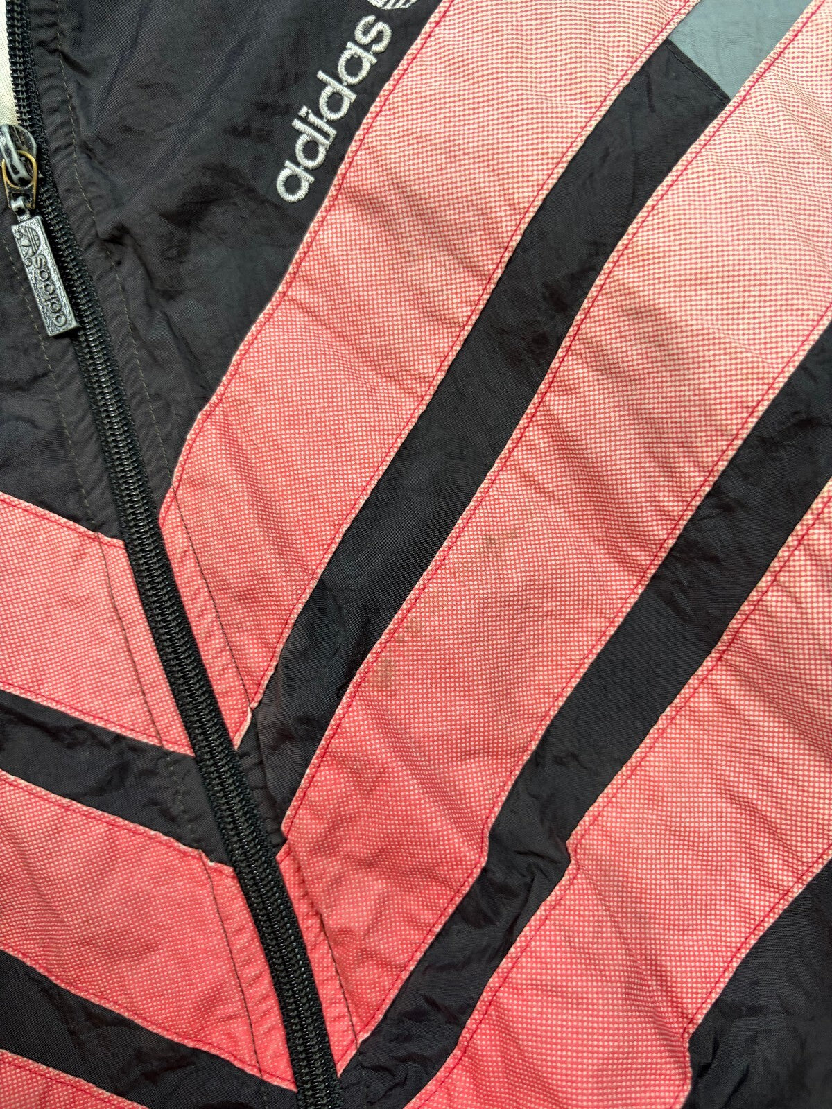 Vintage 90s adidas originals colour block track jacket (L)