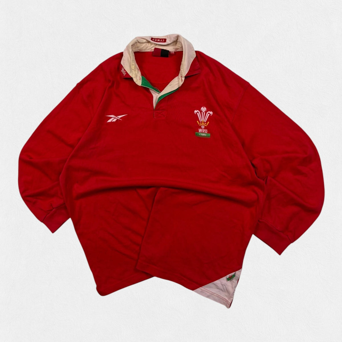 Vintage Wales 1998-00 Reebok rugby union shirt (XL)