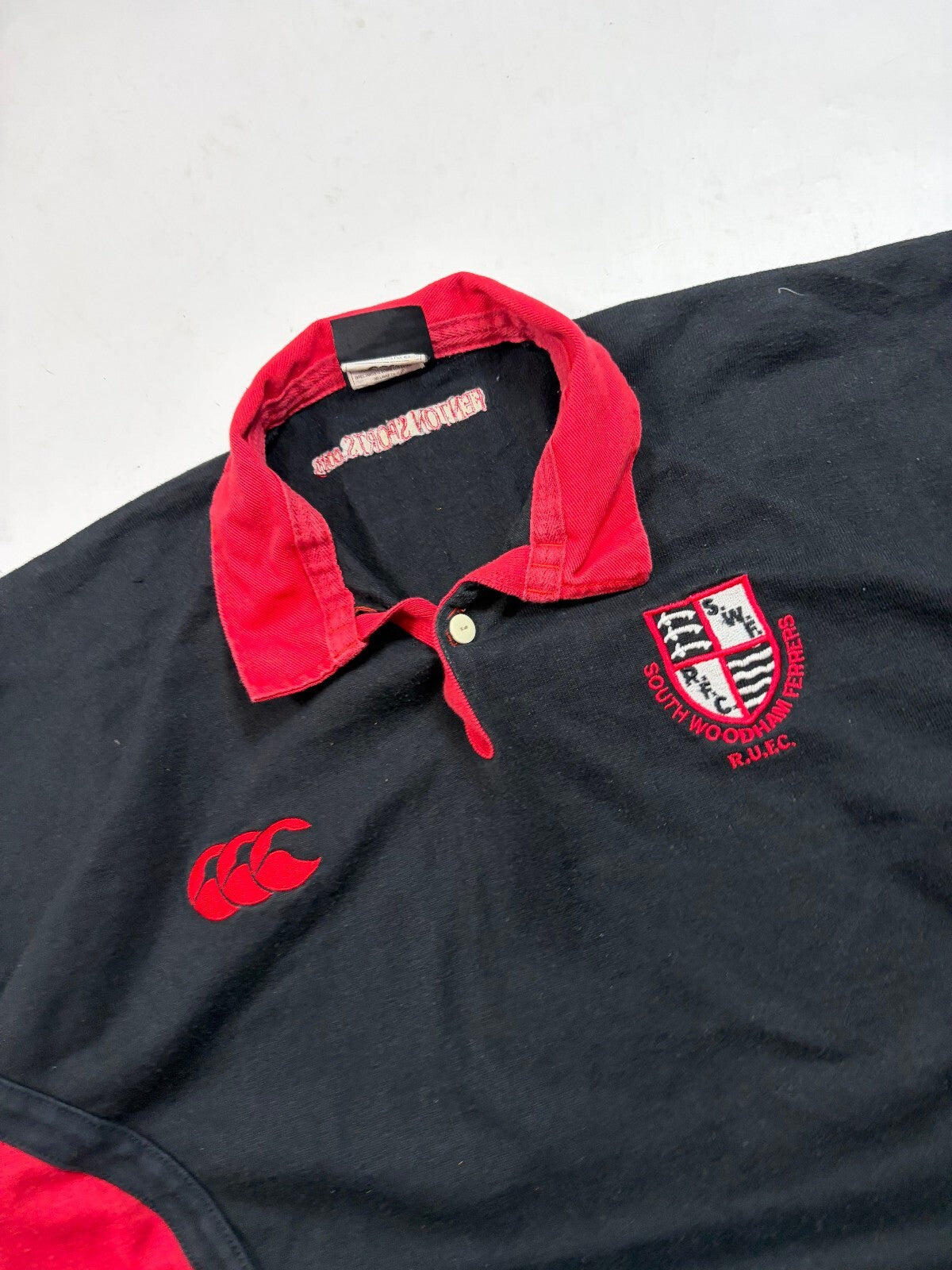 Vintage South Woodham Ferrers Canterbury rugby union shirt (L)