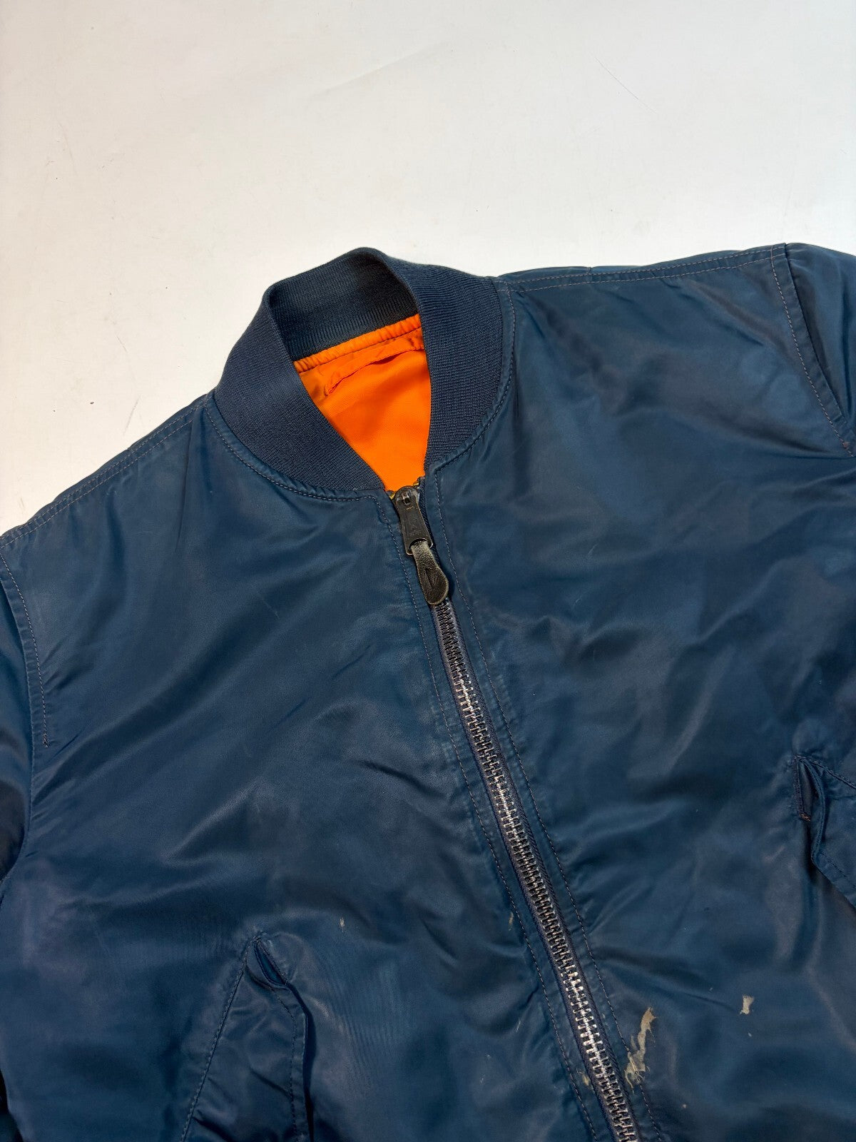 Vintage Alpha Industries MA-1 flight bomber jacket (M)