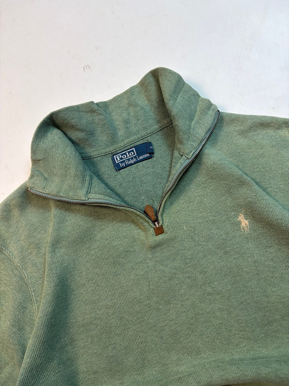 Vintage Polo Ralph Lauren quarter zip sweatshirt (M)