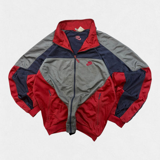 Vintage 90s Nike colour block abstract track jacket (L)