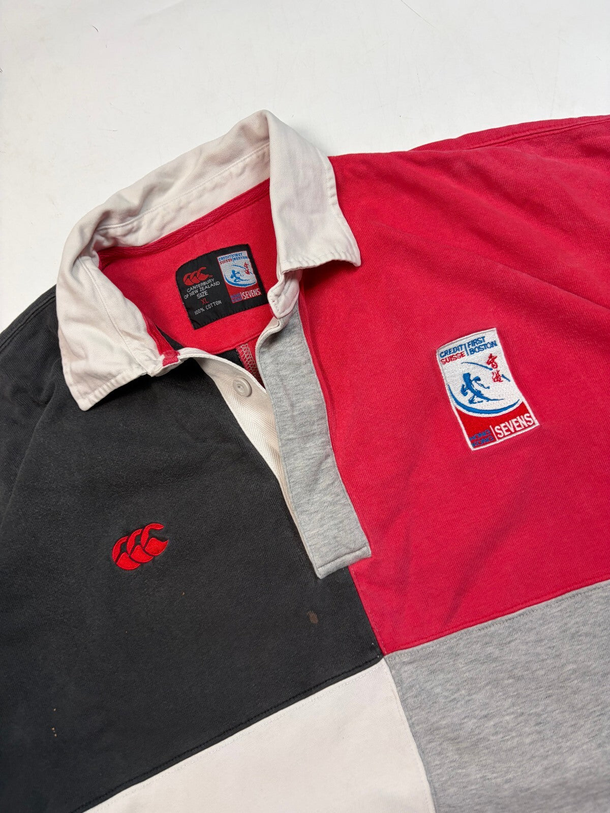 Vintage Hong Kong sevens 1999 Canterbury rugby shirt (XL)