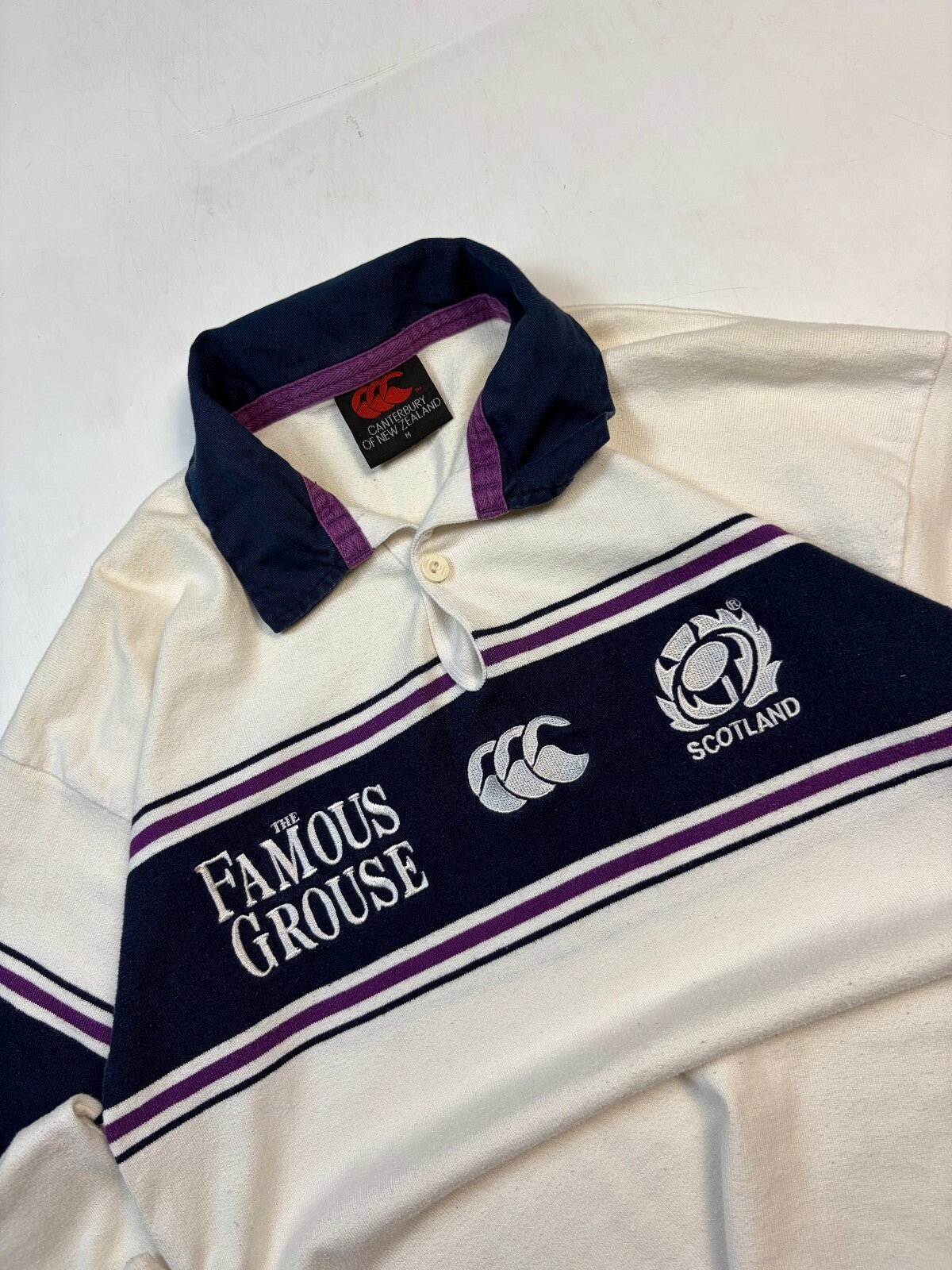 Vintage Scotland 2001/02 Canterbury away rugby shirt (M)