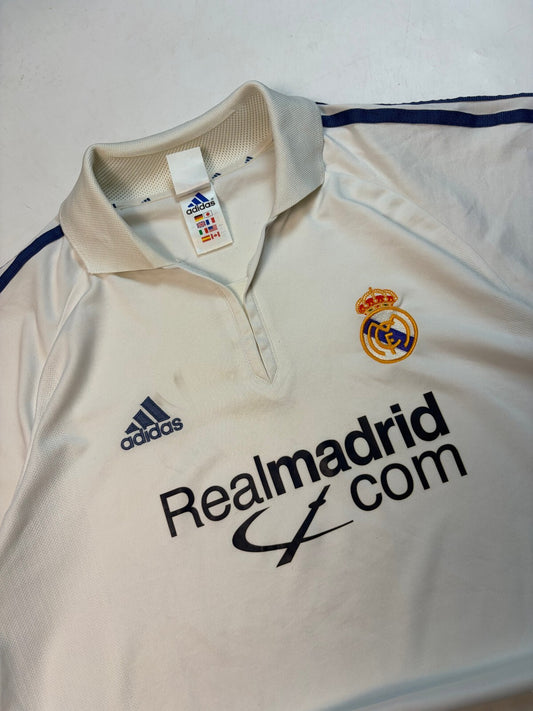 Vintage Real Madrid 2001/02 Adidas home football shirt (L)