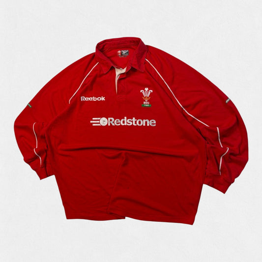 Vintage Wales 2001/02 Reebok rugby union shirt (XL)