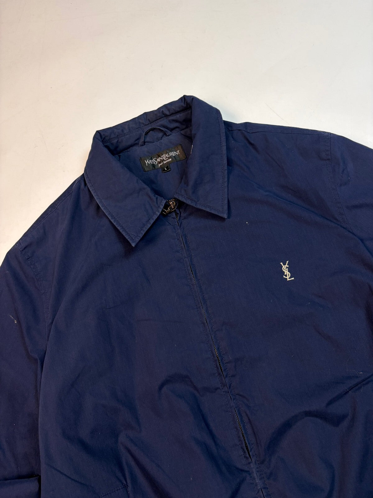 Vintage YSL Yves saint laurent harrington jacket (L)