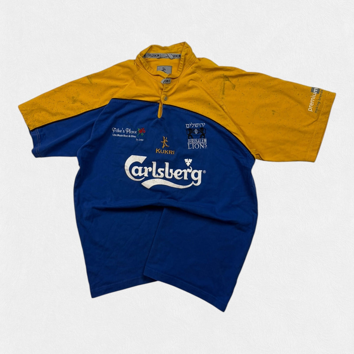 Vintage Jerusalem Lions Kukri rugby union shirt (XXL)