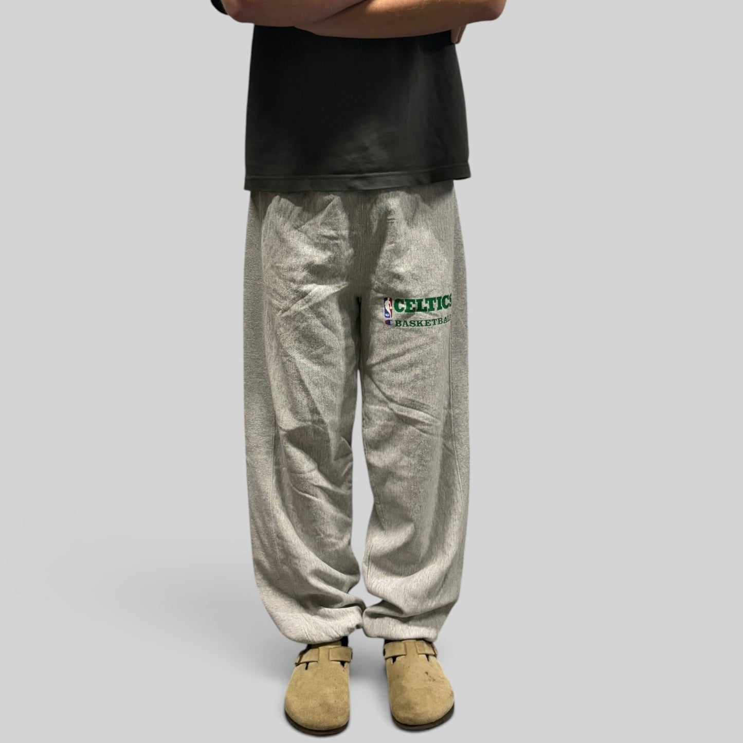 Vintage 80s Champion Boston Celtics baggy joggers (L)