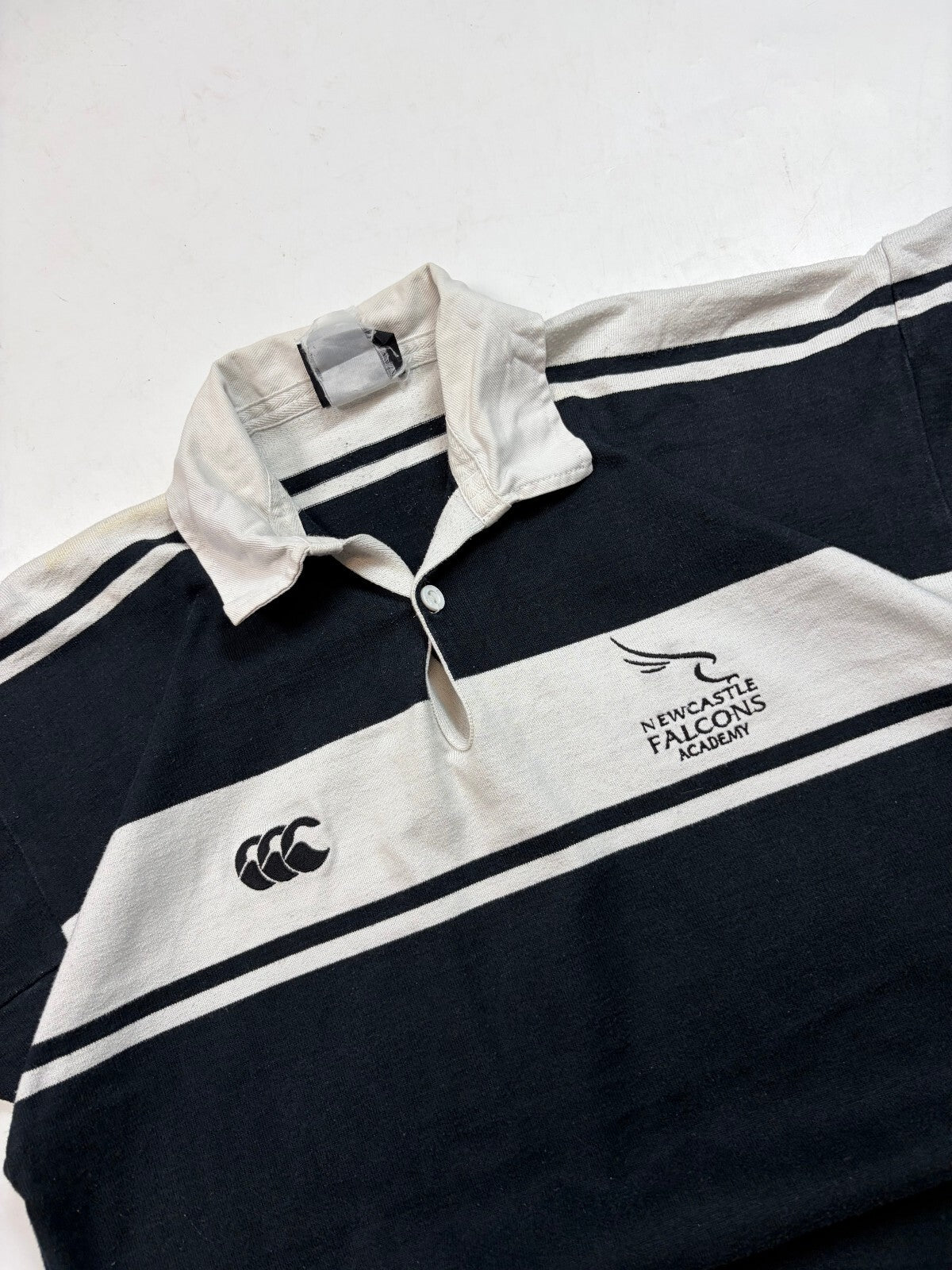 Vintage 2000s Newcastle Falcons academy Canterbury rugby shirt (L)