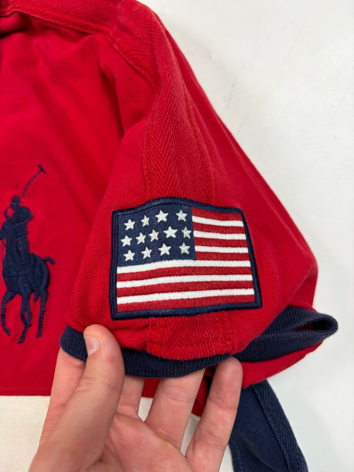 Vintage Ralph Lauren USA big pony polo shirt (XXL)