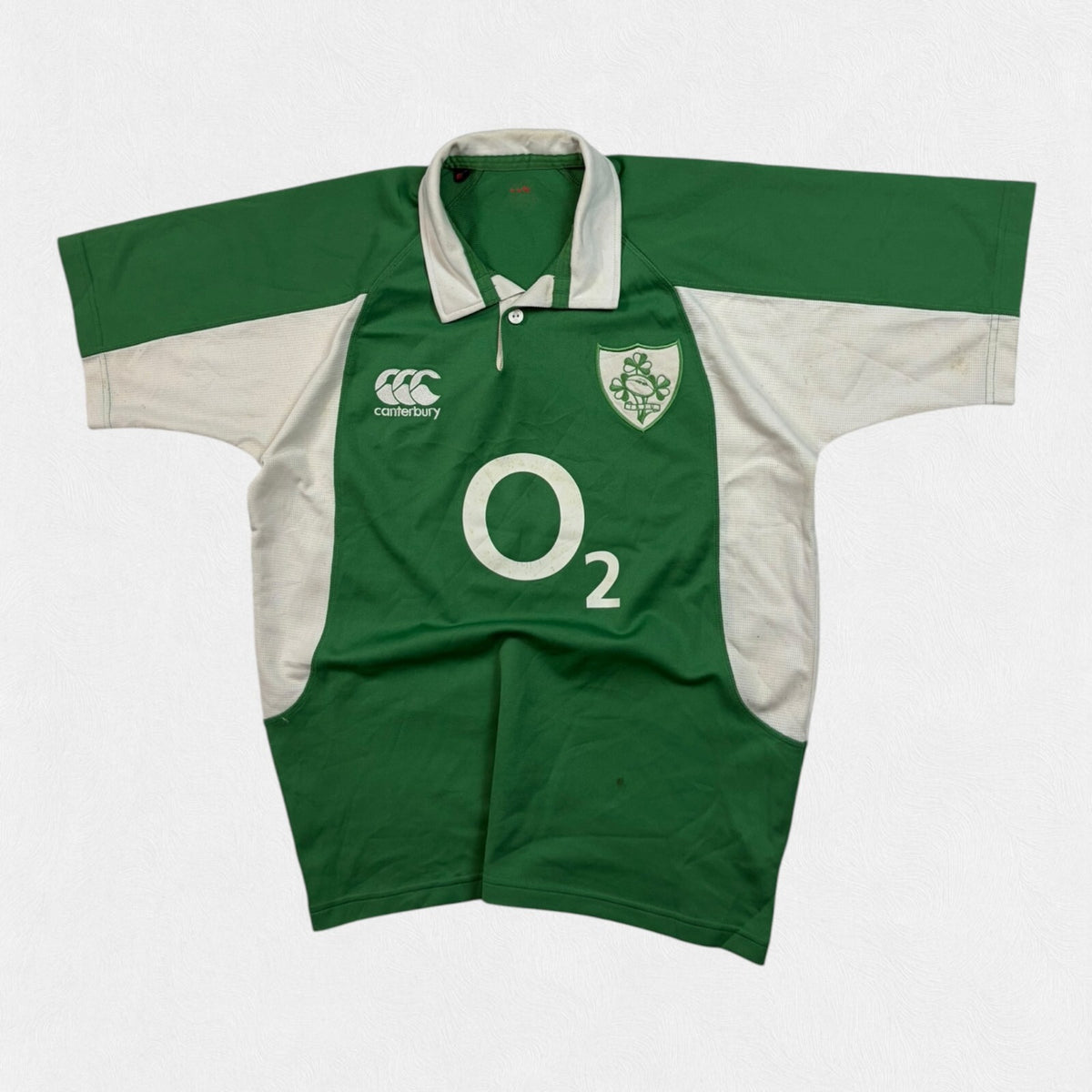 Vintage Ireland 2006/07 Canterbury pro rugby union shirt (M)