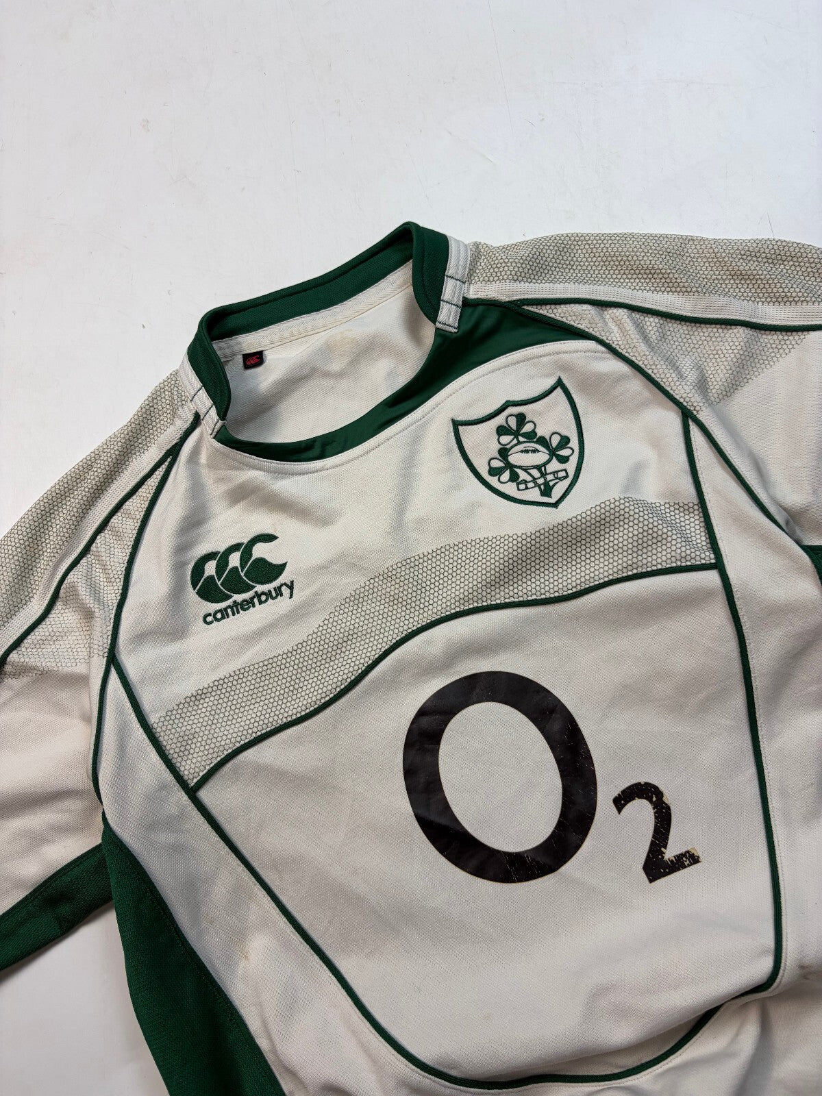 Vintage Ireland 2007/08 Canterbury away rugby shirt (L)