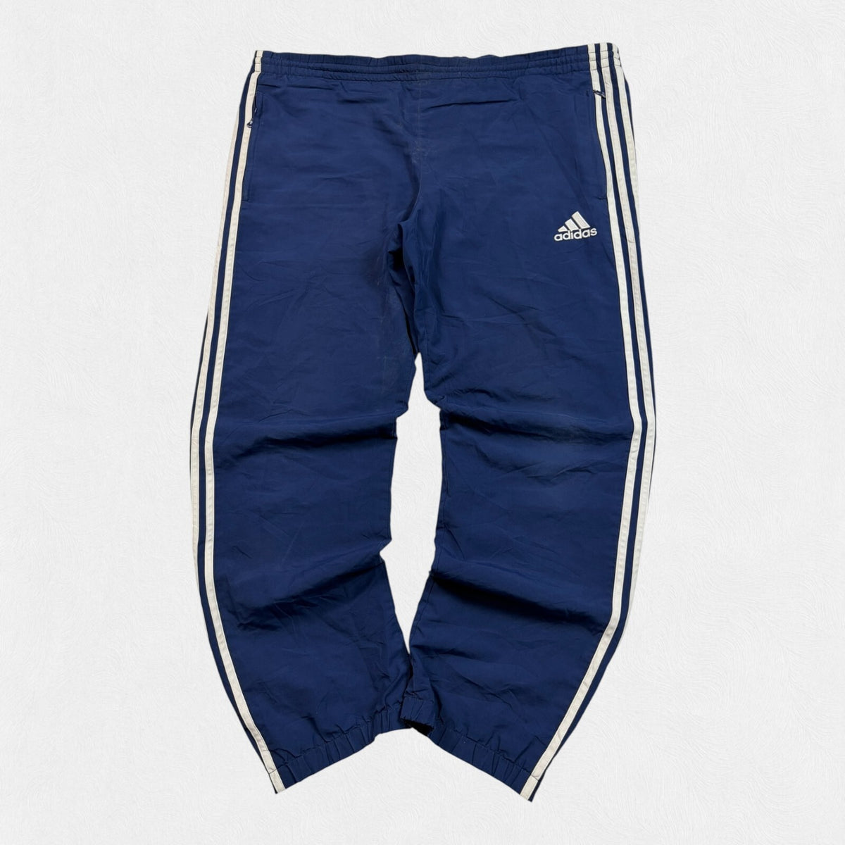 Vintage Y2K Adidas side stripe baggy track pants (XXL)