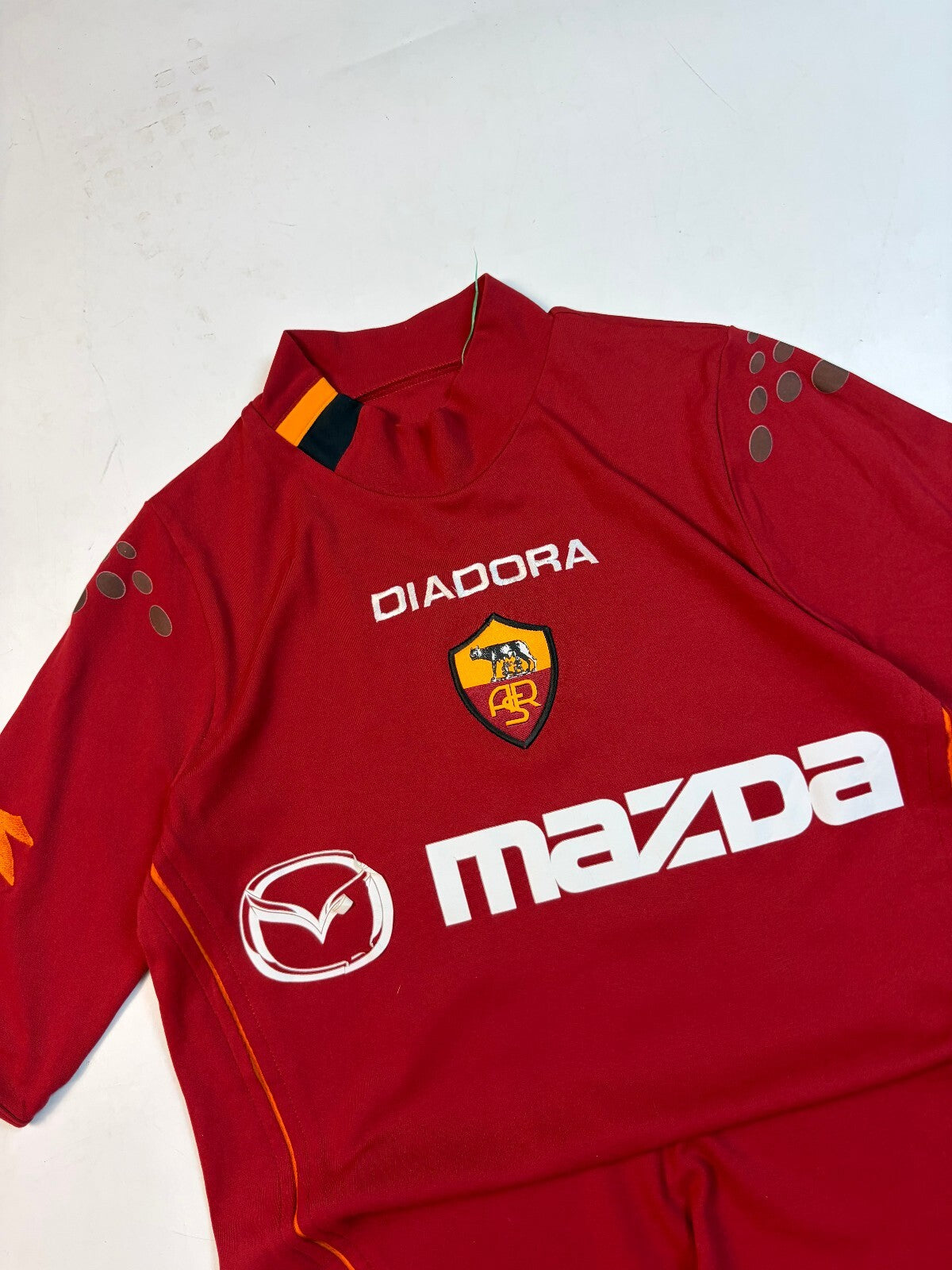Vintage AS Roma 2003/04 Totti Diadora home football shirt (S)