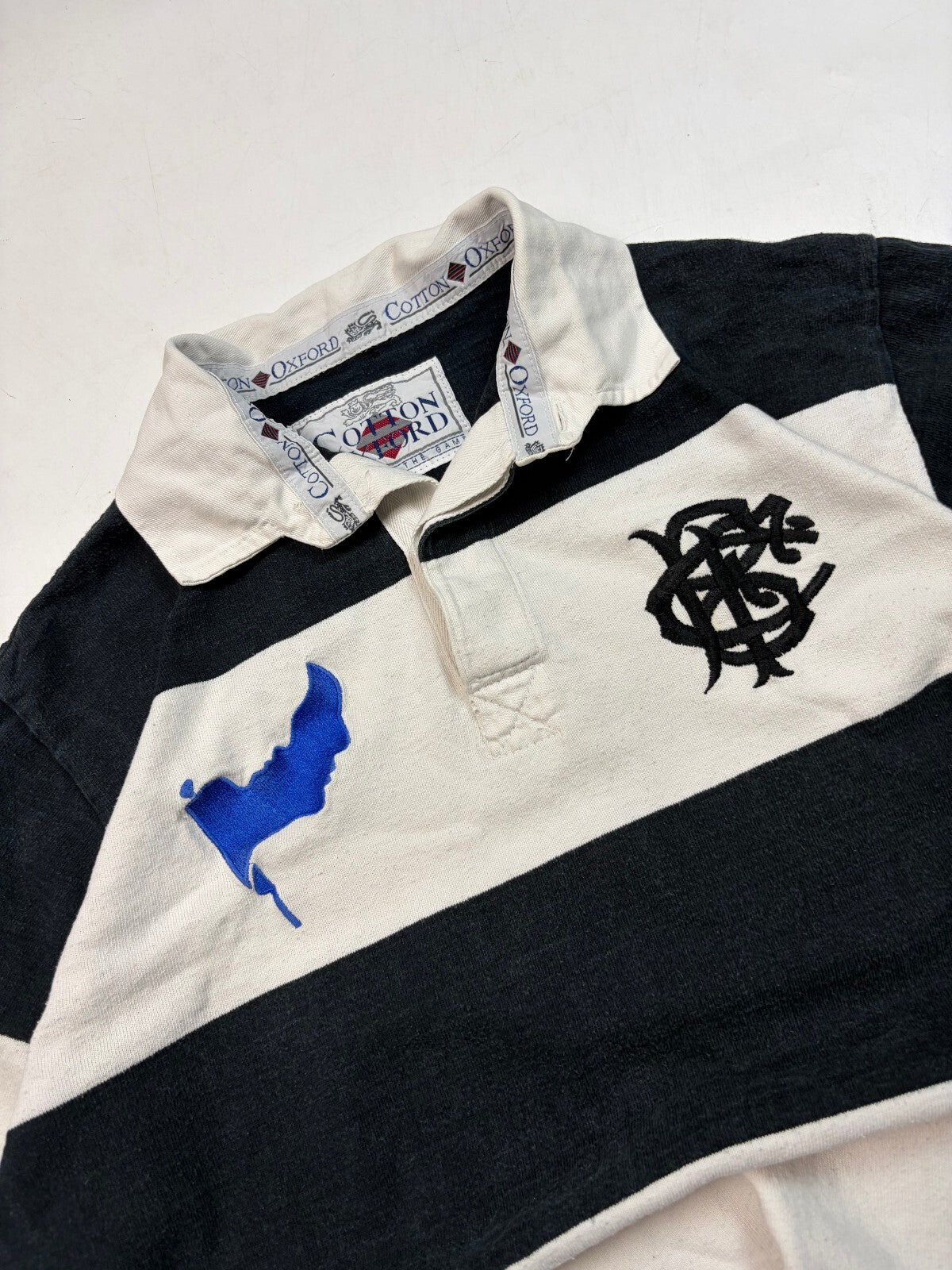 Vintage Barbarians 1993/94 Cotton Oxford rugby shirt (M)