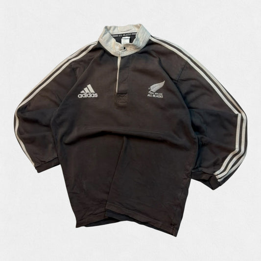 Vintage New Zealand all blacks 1999/00 Adidas rugby shirt (L)