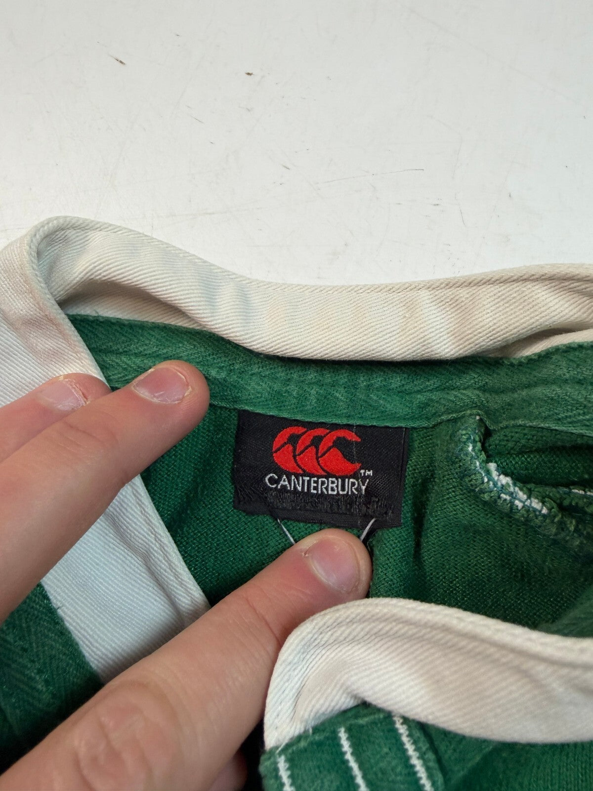 Vintage Ireland 2007/08 Canterbury rugby union shirt (M)