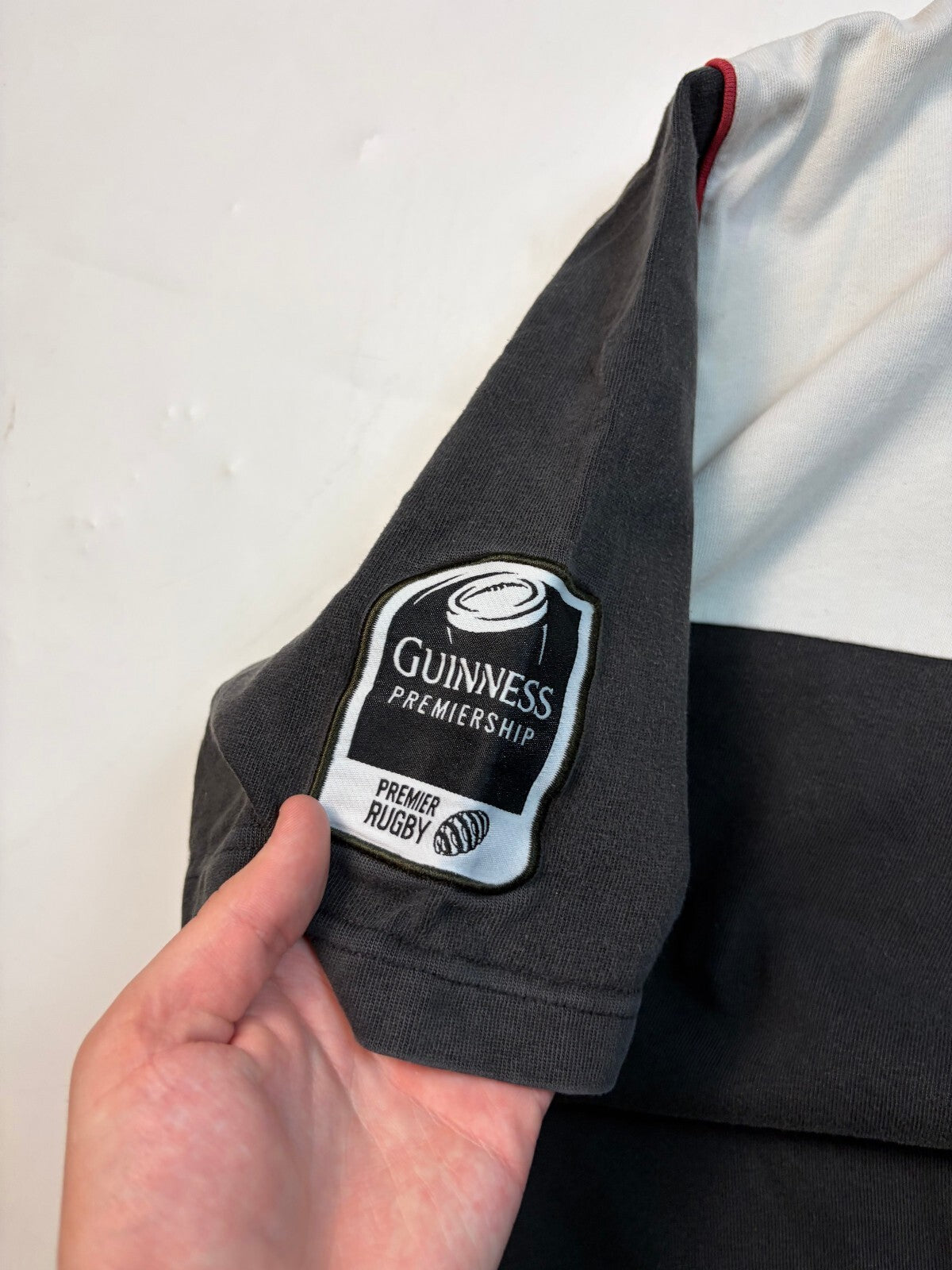 Vintage Guinness premiership Cotton Traders rugby polo shirt (XL)