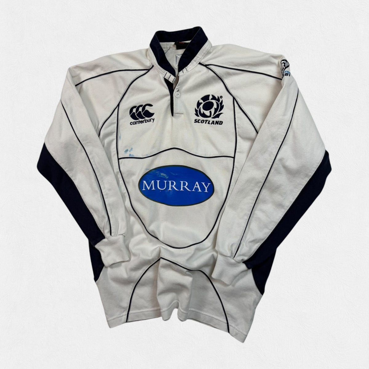 Vintage Scotland 2007/08 Canterbury away rugby shirt (S)