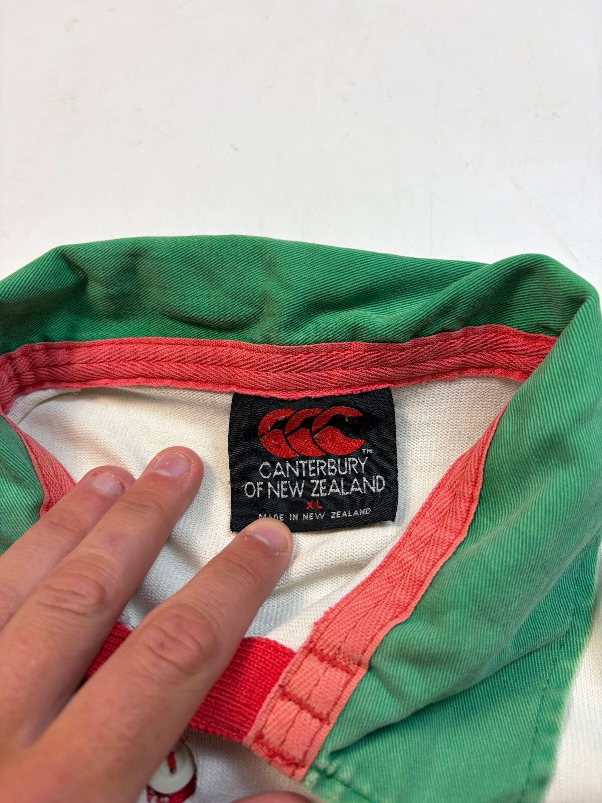 Vintage Aberystwyth 2000 Canterbury rugby union shirt (XL)
