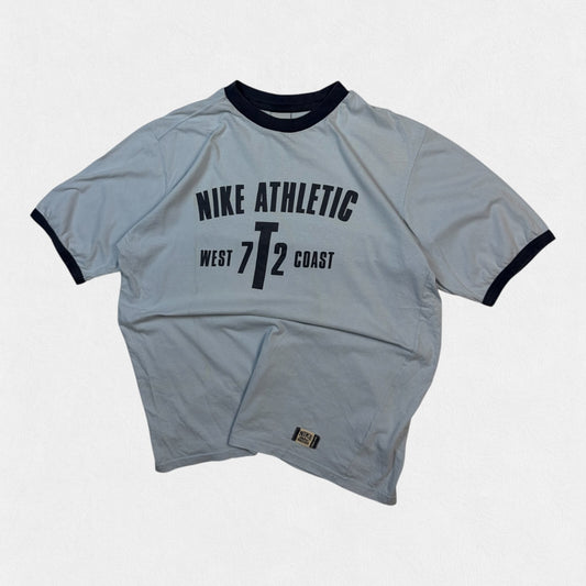 Vintage Y2K Nike athletic ringer tee (L)