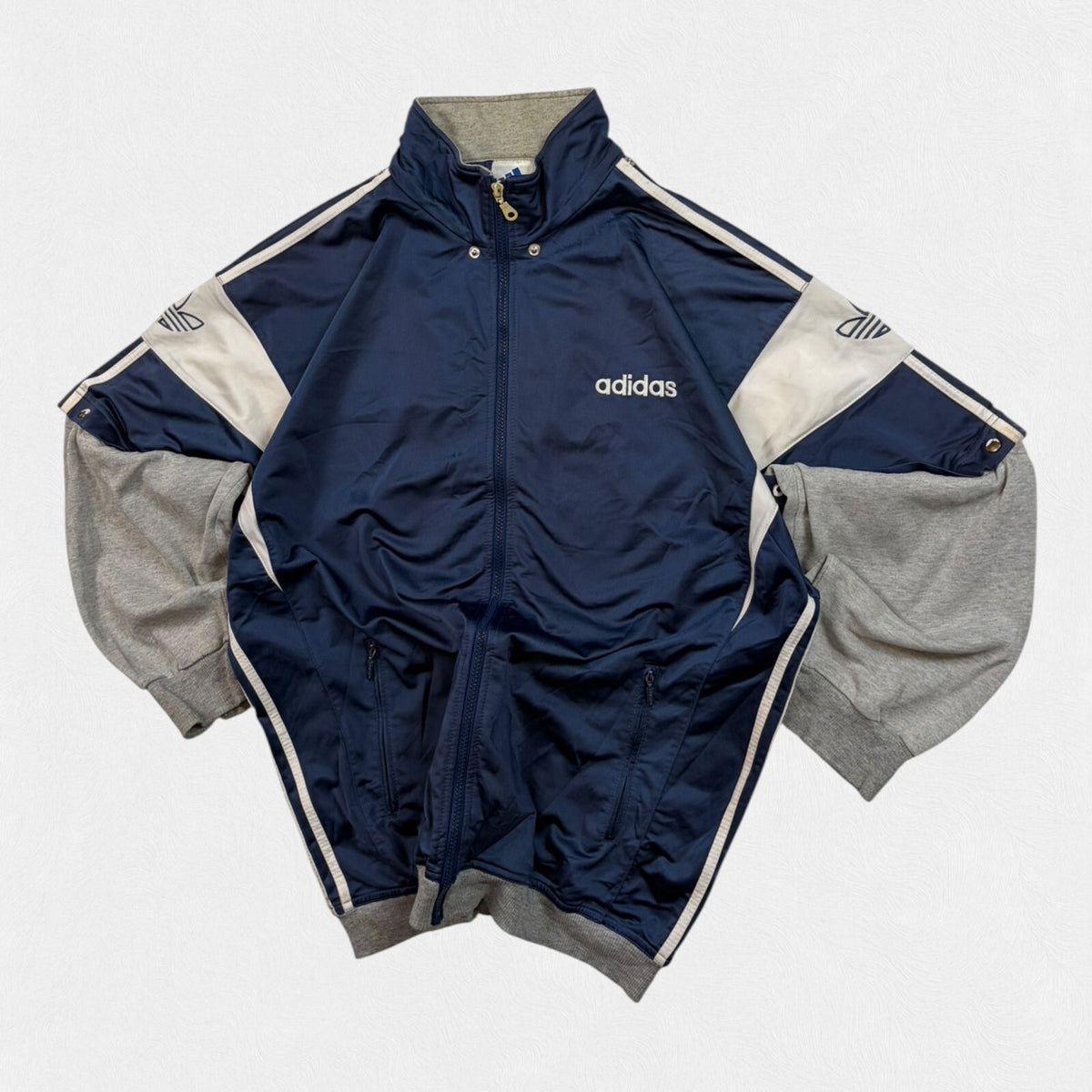 Vintage 90s adidas originals colour block track jacket (L)