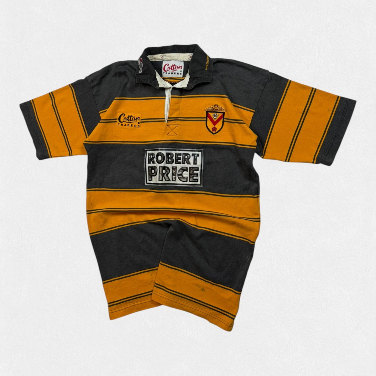 Vintage Newport 2000/01 match worn Cotton Traders rugby shirt (XL)