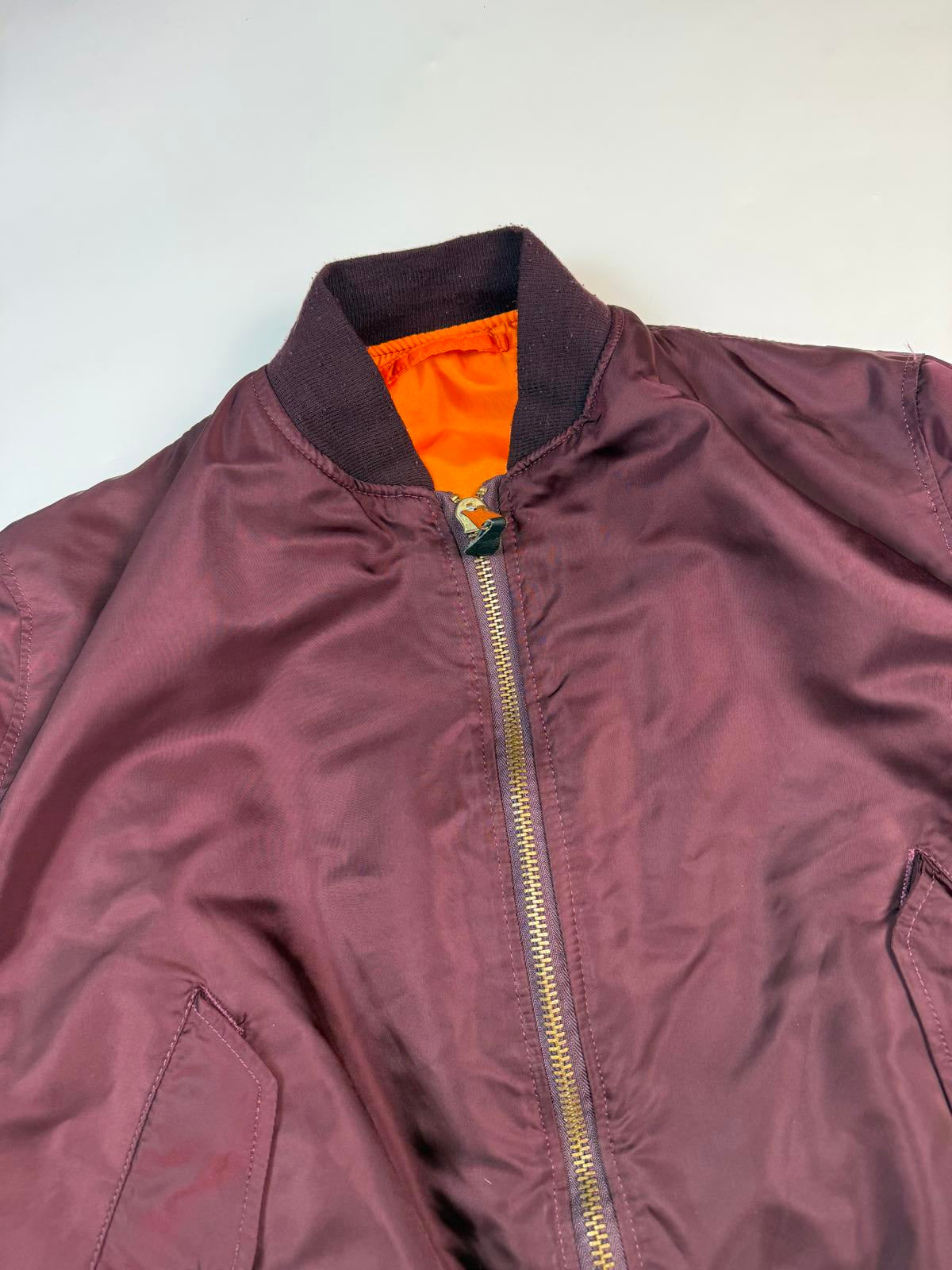 Vintage 90s Alpha Industries Military flight bomber jacket (XL)