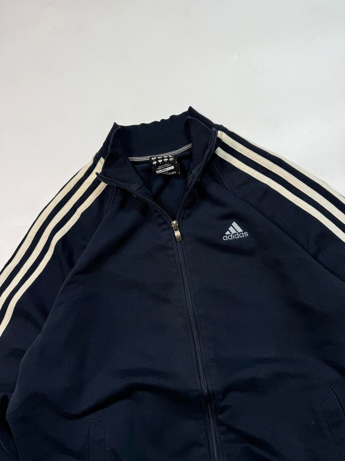 Vintage Adidas side stripe track top (S)